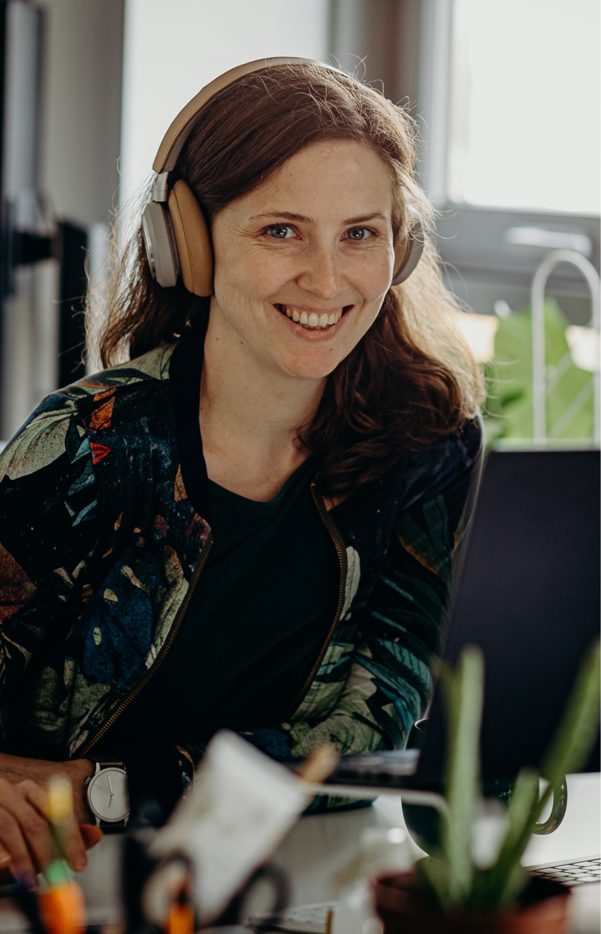 Katarzyna Pastuszka smiling at camera